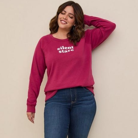 Torrid silent stare sweatshirt size 2 2X - Picture 1 of 8